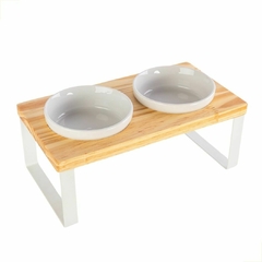 Comedouro Elevado Oto Duplo P - comprar online