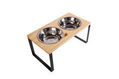 Comedouro Elevado Nala Duplo M - comprar online