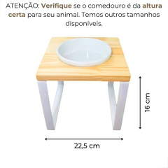 Comedouro Elevado Oto simples M na internet