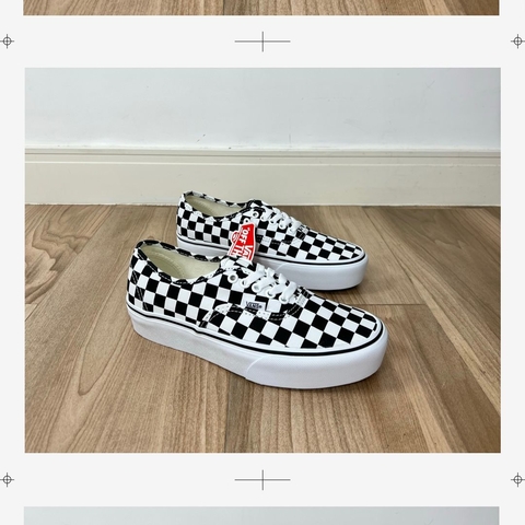 VANS AUTHENTIC PLATFORM XADREZ