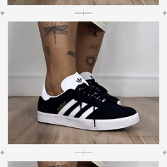 ADIDAS GAZELLE PRETO - comprar online