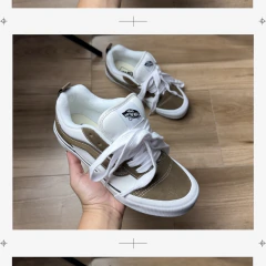 VANS KNU SKOOL MARROM E BRANCO - comprar online