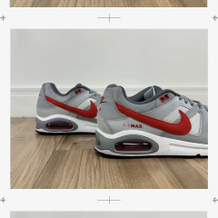 NIKE AIR MAX COMMAND CINZA VERMELHO - comprar online