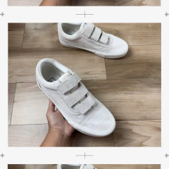 VANS OLD SKOOL VELCRO BEGE - comprar online