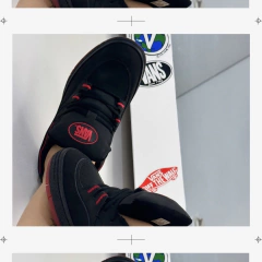 VANS SPEED LS PRETO VERMELHO na internet