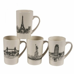 Jarro taza mug capitales