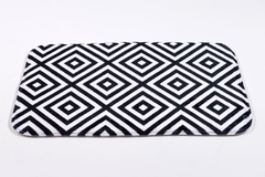 Alfombra microfibra "rombos" 40x60cm
