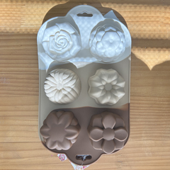 Molde silicona FLORES - tienda online