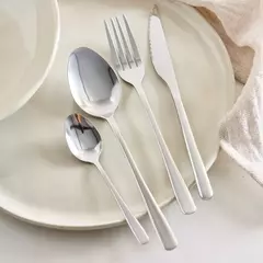 SET DE CUBIERTOS DE 16 PIEZAS LINEA BEAN PLATEADO en internet