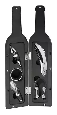 Set vino botella + utensilio