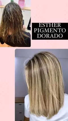 ESTHER PIGMENTO DORADO en internet