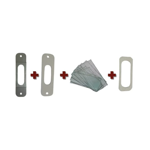 Kit Visor Calefactores Ctz - Marco - Vidrio Y Juntas