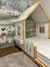 Cama Infantil Montessori Mariana Solteiro Natural Mel e Branco - Ludika Mobília - Pronta Entrega - Ludika Mobília