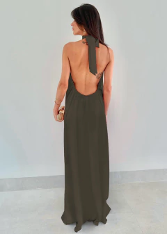 Imagem do Vestido Doha Verde Militar