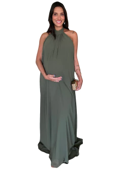 Vestido Doha Verde Militar - miesse