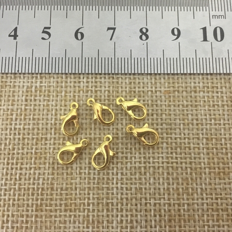Mosquetón Dorado 10mm (6 unidades) - comprar online