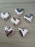 Acrílico CCB Corazón 30mm Plateado CRI133 (1 unidad) - comprar online