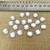 Gema para Coser Facetada Redonda 10mm Cristal (20 unidades)