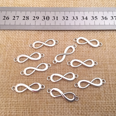 Dije Infinito Doble Agarre 29x9mm CON91 (9 unidades)