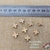 Dije Separador de Metal Cruz Del Equilibrio Dorada SMD7 (12 unidades)