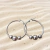 Aros de Acero Argolla copn Bolitas 32mm AAS17 (1 par)