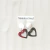 Aros de Acero Blanco Colgante Corazón AAB7 (1 par)
