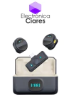 Microfono corbatero Raptor Vox Wireless con caja de carga p/Streaming