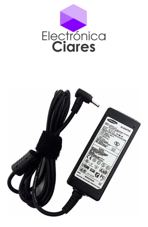 fuente paranotebook samsung s40 19v 2,1a 3,0*1,0mm