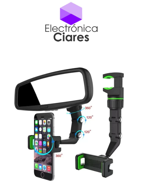 soporte de celular para espejo retrovisor le-063