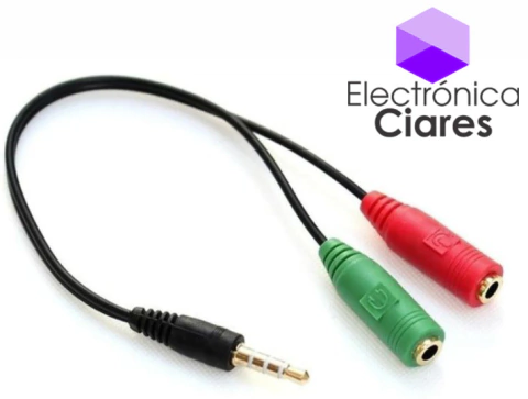 cable adaptador para auricular ps4 (1 M a 2 H) - comprar online
