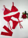 Conjunto cinta liga Mel