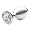 PLUG ANAL METALIZADO COM PEDRA LINHA LITE PLUG SEXY FANTASY P