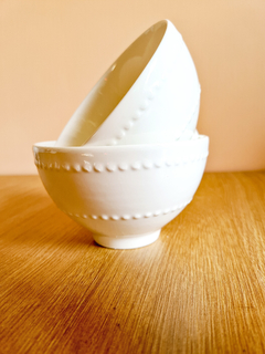 Bowl de Porcelana Pearl Branco