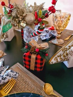 Enfeite Galho Decorativo de Natal Pick Candy Flower - comprar online