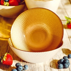 Bowl Redondo Dourado Artina - comprar online