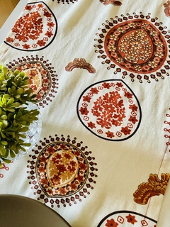 Caminho Trilho de Mesa Mandalas Terra - Mais Vida e Decor