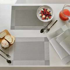 Lugar Americano Retangular Prata - comprar online