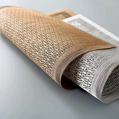 Lugar Americano Retangular Prateado Santiago - Mais Vida e Decor