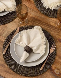 Lugar Americano Rústico Liam Ébano