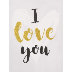 Quadro em Canvas I Love You - comprar online