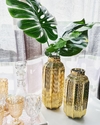 Vaso de Vidro Dourado