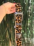 cinto de couro animal print