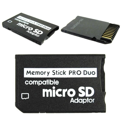 3 Adaptador Memoria Micro Sd A Memory Stick Pro Duo Psp