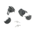 Gatillos Botones R1 R2 L1 L2 + Resortes Joystick Ps4 JDM-040/050/055 o JDS-040/050/055