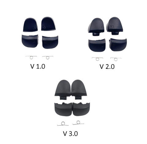 Juego Gatillos Resortes L1 L2 R1 R2 Joystick Compatible Ps5 Todos los Modelos - comprar online