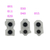 Set De Gomas Conductoras Rubber Pad L1 R1 L2 R2 Joystick Ps4
