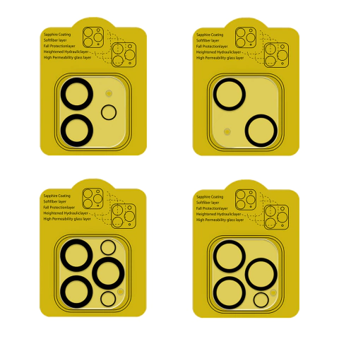 10 Protectores Templado Cámara Compatible iPhone 11 12 13 (A Elección del Cliente)