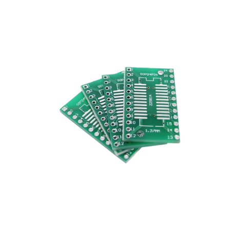 10 Placa Adaptador Smd Soic24 Ssop24 Sop-24 Sop24 A Dip24 - comprar online