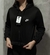 JAQUETA ZÍPER PELUCIADA NIKE PRETA - comprar online