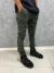 CALÇA SARJA COM PUNHO